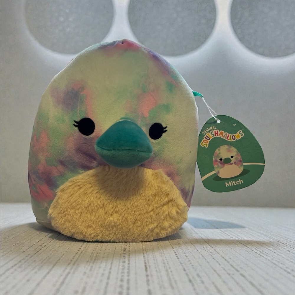Squishmallows Mitch the Platypus Multicolor Plush